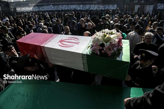 گزارش تصویری | تشییع و تدفین شهید گمنام در زائرسرای رضوی