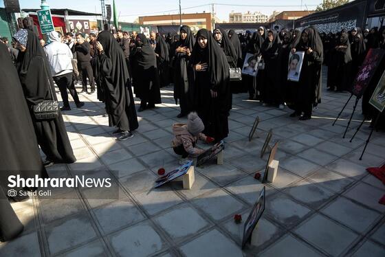 گزارش تصویری | تشییع و تدفین شهید گمنام در زائرسرای رضوی