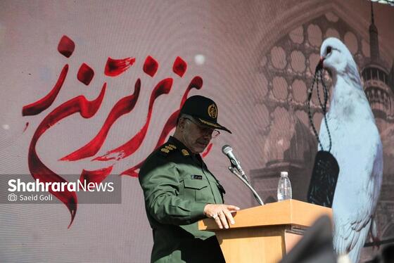 گزارش تصویری | تشییع و تدفین شهید گمنام در زائرسرای رضوی