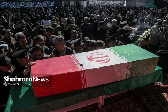 گزارش تصویری | تشییع و تدفین شهید گمنام در زائرسرای رضوی