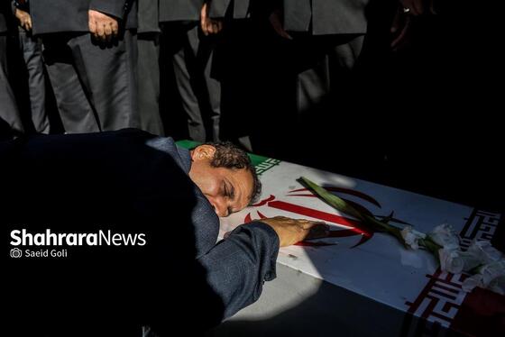گزارش تصویری | تشییع و تدفین شهید گمنام در زائرسرای رضوی