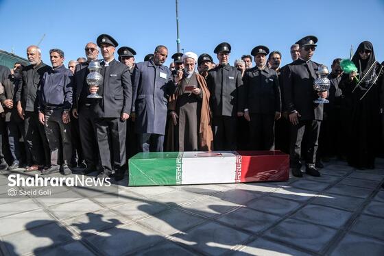 گزارش تصویری | تشییع و تدفین شهید گمنام در زائرسرای رضوی