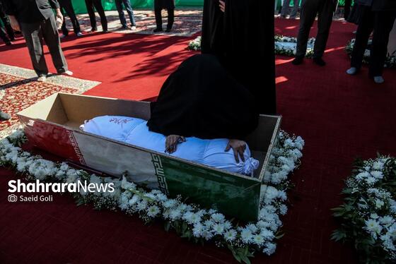 گزارش تصویری | تشییع و تدفین شهید گمنام در زائرسرای رضوی