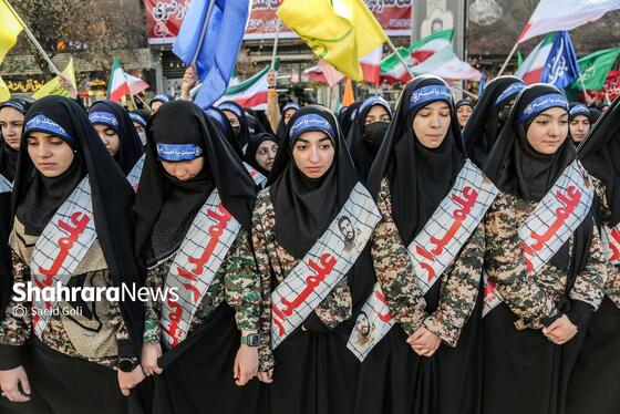 گزارش تصویری | رزمایش اقتدار بسیجیان استان خراسان رضوی در مشهد