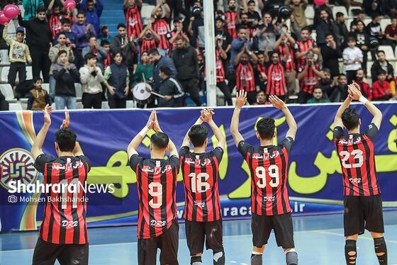 گزارش تصویری | لیگ دسته اول فوتسال | مسابقه فوتسال بازرگانی دائم پناه مشهد و دلسوختگان قم