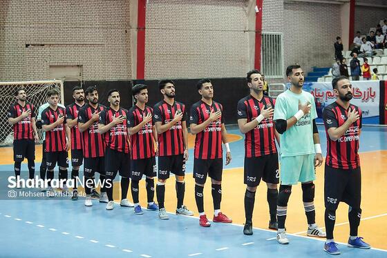 گزارش تصویری | لیگ دسته اول فوتسال | مسابقه فوتسال بازرگانی دائم پناه مشهد و دلسوختگان قم