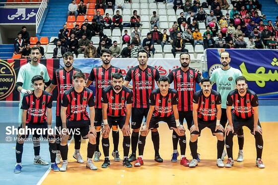 گزارش تصویری | لیگ دسته اول فوتسال | مسابقه فوتسال بازرگانی دائم پناه مشهد و دلسوختگان قم