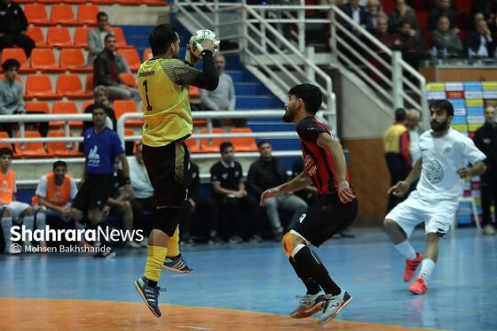 گزارش تصویری | لیگ دسته اول فوتسال | مسابقه فوتسال بازرگانی دائم پناه مشهد و دلسوختگان قم