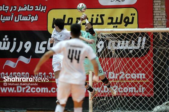 گزارش تصویری | لیگ دسته اول فوتسال | مسابقه فوتسال بازرگانی دائم پناه مشهد و دلسوختگان قم
