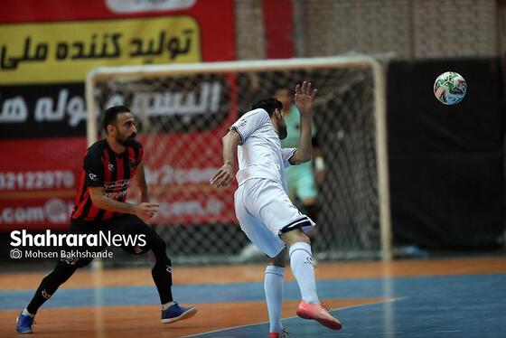 گزارش تصویری | لیگ دسته اول فوتسال | مسابقه فوتسال بازرگانی دائم پناه مشهد و دلسوختگان قم