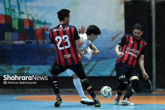 گزارش تصویری | لیگ دسته اول فوتسال | مسابقه فوتسال بازرگانی دائم پناه مشهد و دلسوختگان قم