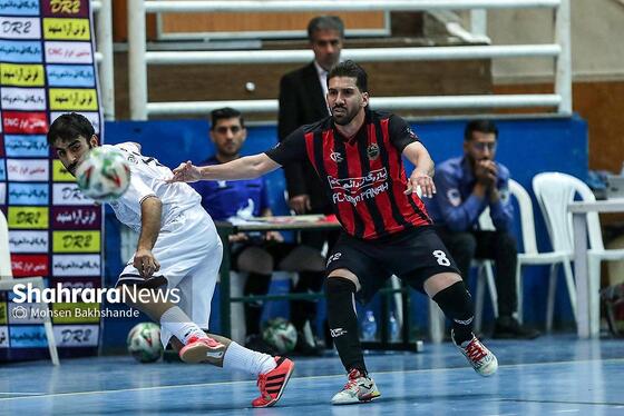 گزارش تصویری | لیگ دسته اول فوتسال | مسابقه فوتسال بازرگانی دائم پناه مشهد و دلسوختگان قم