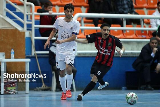 گزارش تصویری | لیگ دسته اول فوتسال | مسابقه فوتسال بازرگانی دائم پناه مشهد و دلسوختگان قم