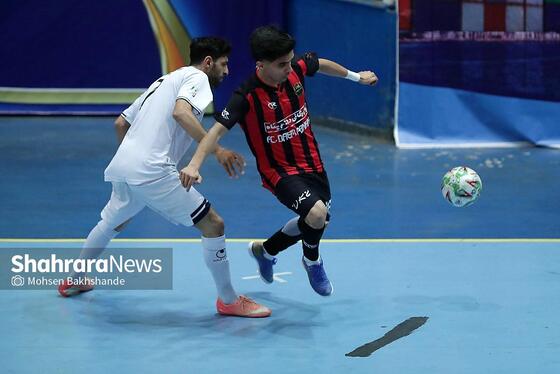 گزارش تصویری | لیگ دسته اول فوتسال | مسابقه فوتسال بازرگانی دائم پناه مشهد و دلسوختگان قم