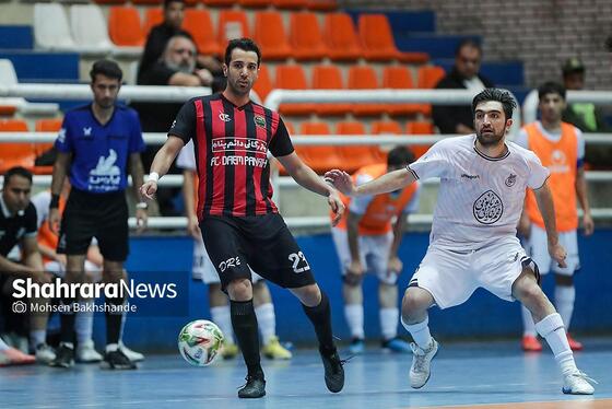 گزارش تصویری | لیگ دسته اول فوتسال | مسابقه فوتسال بازرگانی دائم پناه مشهد و دلسوختگان قم