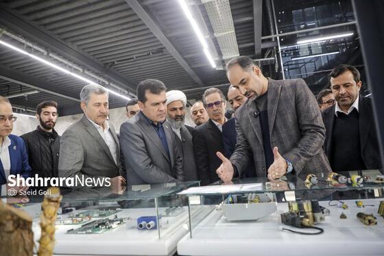 گزارش تصویری | بازدید معاون علمی رئیس‌جمهور از پارک علم و فناوری خراسان