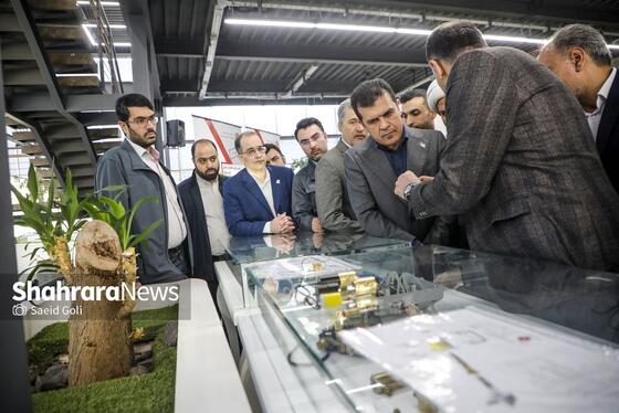 گزارش تصویری | بازدید معاون علمی رئیس‌جمهور از پارک علم و فناوری خراسان