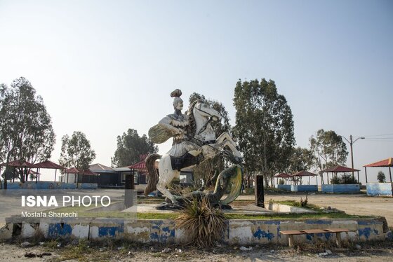 گزارش تصویری | آخرین نفس‌های بزرگ‌ترین خلیج خزر÷