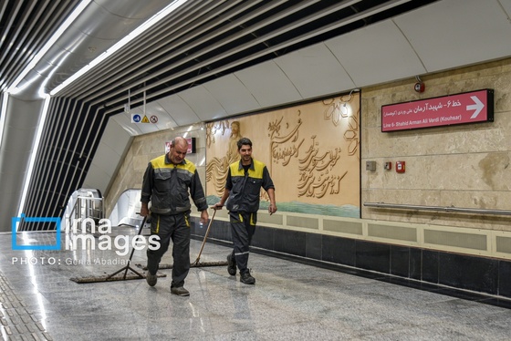 گزارش تصویری | افتتاح ایستگاه مترو مریم مقدس (س)