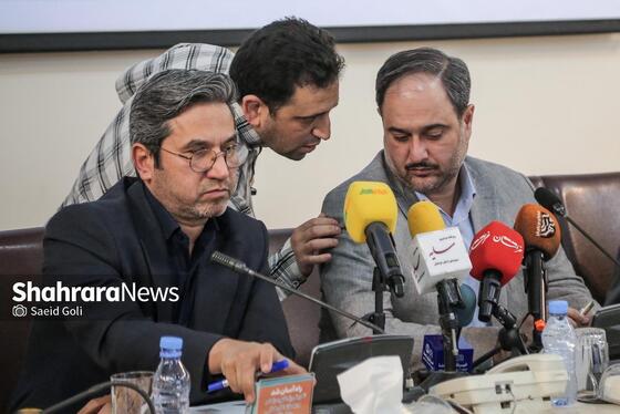 گزارش تصویری | نشست خبری معاون مالی و پشتیبانی شهرداری مشهد
