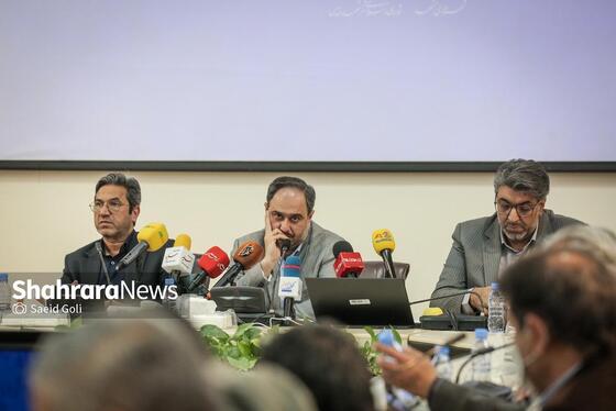 گزارش تصویری | نشست خبری معاون مالی و پشتیبانی شهرداری مشهد
