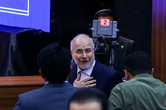 گزارش تصویری | نشست خبری رئیس مجلس شورای اسلامی