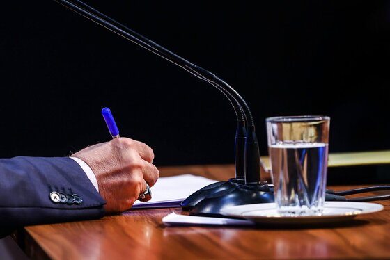 گزارش تصویری | نشست خبری رئیس مجلس شورای اسلامی