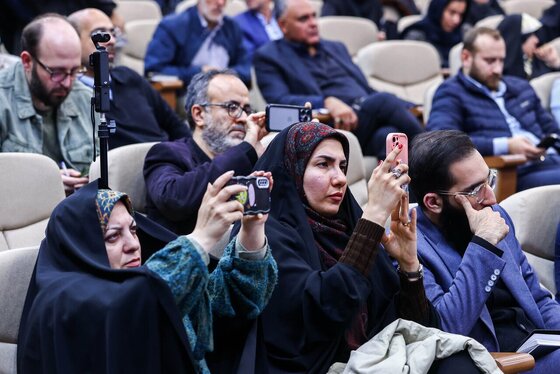 گزارش تصویری | نشست خبری رئیس مجلس شورای اسلامی