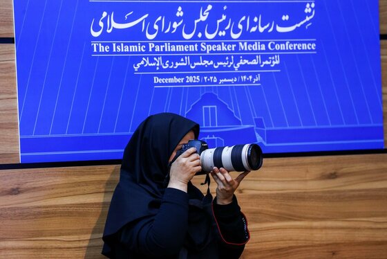 گزارش تصویری | نشست خبری رئیس مجلس شورای اسلامی