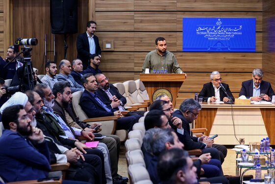 گزارش تصویری | نشست خبری رئیس مجلس شورای اسلامی