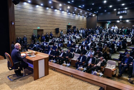 گزارش تصویری | نشست خبری رئیس مجلس شورای اسلامی