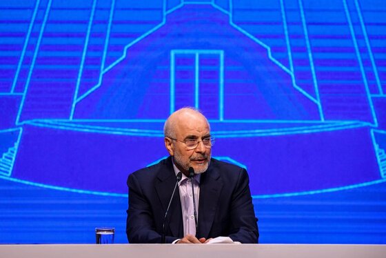 گزارش تصویری | نشست خبری رئیس مجلس شورای اسلامی