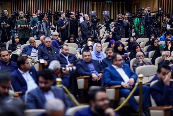 گزارش تصویری | نشست خبری رئیس مجلس شورای اسلامی