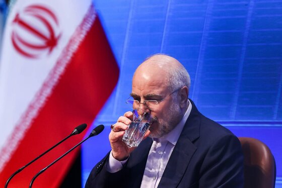 گزارش تصویری | نشست خبری رئیس مجلس شورای اسلامی