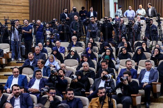 گزارش تصویری | نشست خبری رئیس مجلس شورای اسلامی