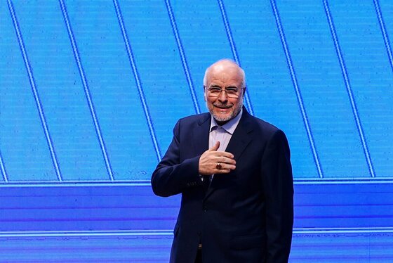 گزارش تصویری | نشست خبری رئیس مجلس شورای اسلامی