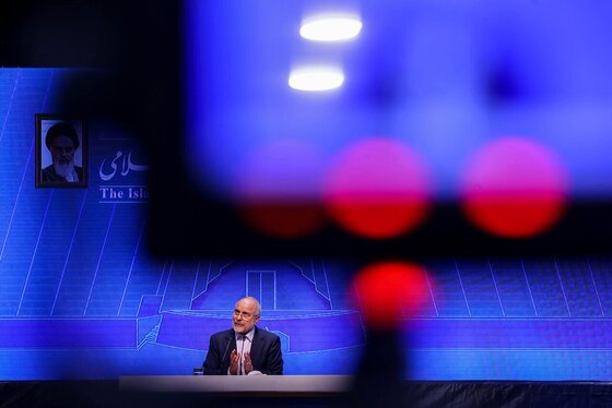 گزارش تصویری | نشست خبری رئیس مجلس شورای اسلامی