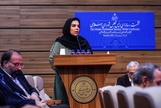 گزارش تصویری | نشست خبری رئیس مجلس شورای اسلامی