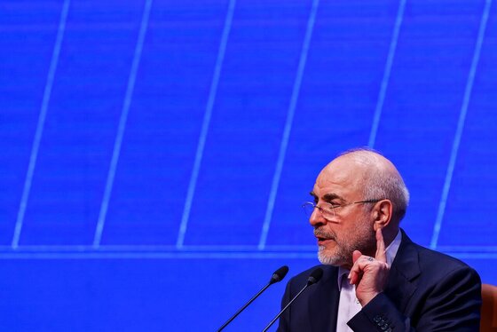 گزارش تصویری | نشست خبری رئیس مجلس شورای اسلامی