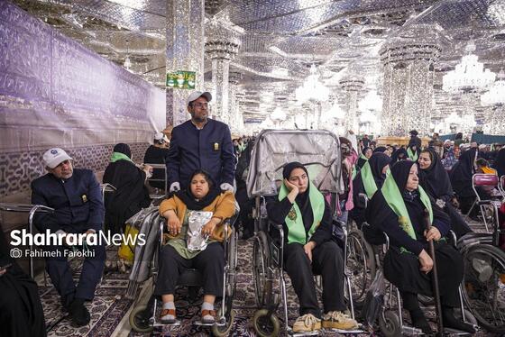 گزارش تصویری | تشّرف خانواده‌های زیارت اولی توانیاب به حرم مطهر رضوی
