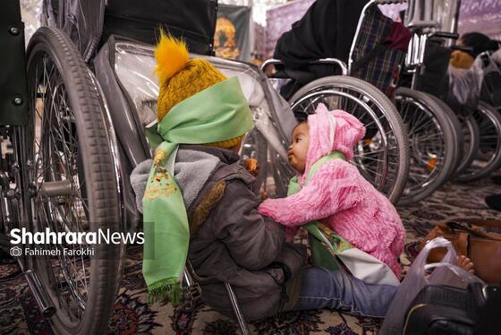 گزارش تصویری | تشّرف خانواده‌های زیارت اولی توانیاب به حرم مطهر رضوی