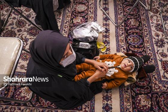 گزارش تصویری | تشّرف خانواده‌های زیارت اولی توانیاب به حرم مطهر رضوی