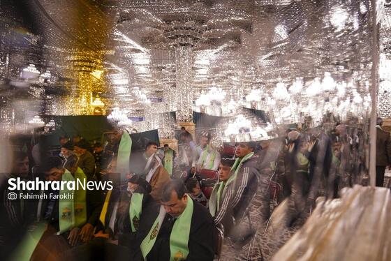 گزارش تصویری | تشّرف خانواده‌های زیارت اولی توانیاب به حرم مطهر رضوی