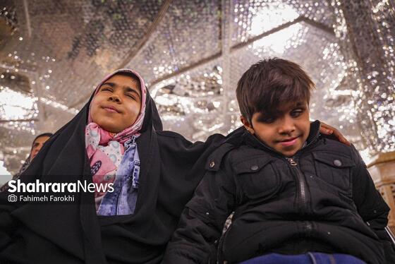 گزارش تصویری | تشّرف خانواده‌های زیارت اولی توانیاب به حرم مطهر رضوی