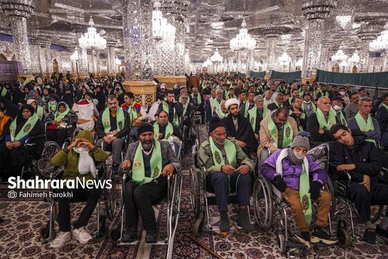 گزارش تصویری | تشّرف خانواده‌های زیارت اولی توانیاب به حرم مطهر رضوی