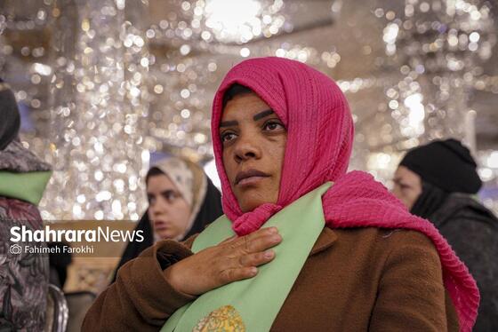 گزارش تصویری | تشّرف خانواده‌های زیارت اولی توانیاب به حرم مطهر رضوی