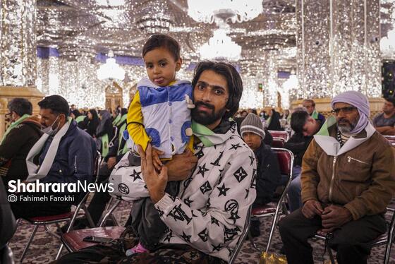 گزارش تصویری | تشّرف خانواده‌های زیارت اولی توانیاب به حرم مطهر رضوی