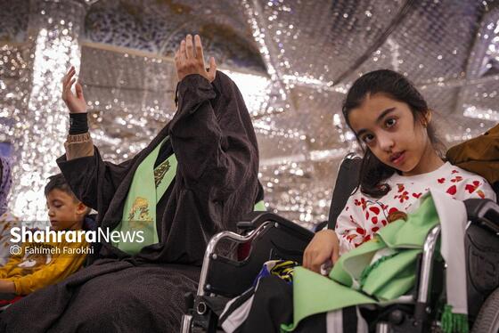 گزارش تصویری | تشّرف خانواده‌های زیارت اولی توانیاب به حرم مطهر رضوی