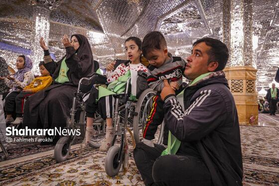 گزارش تصویری | تشّرف خانواده‌های زیارت اولی توانیاب به حرم مطهر رضوی