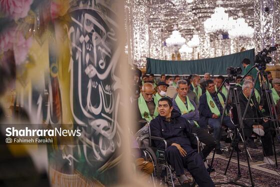 گزارش تصویری | تشّرف خانواده‌های زیارت اولی توانیاب به حرم مطهر رضوی